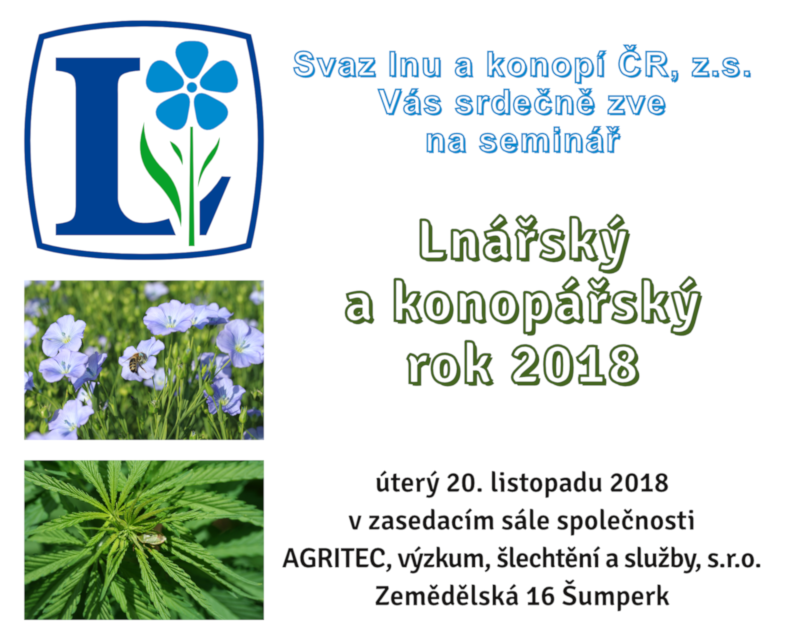 Workshop Semena olejného lnu a konopí setého