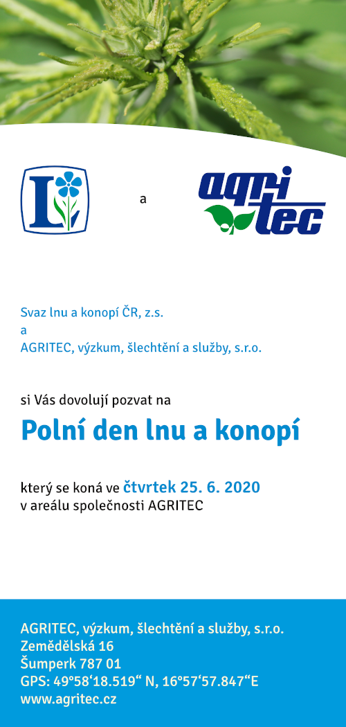 Polní den lnu a konopí 2020