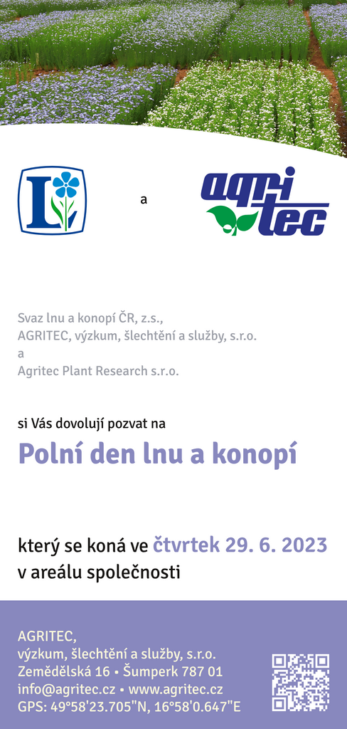 Polní den lnu a konopí (24. 6. 2021)