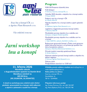 Jarní workshop lnu a konopí 11. 3. 2026