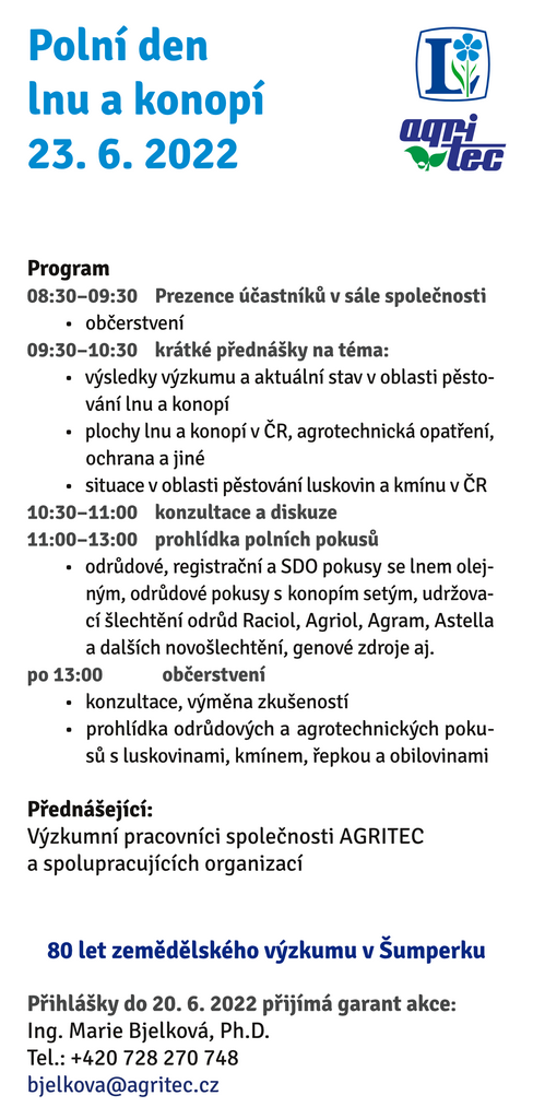 Polní den lnu a konopí (24. 6. 2022) strana 2